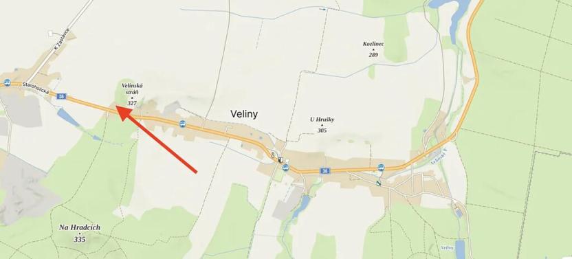 Prodej pozemku pro bydlení, Veliny, 3712 m2