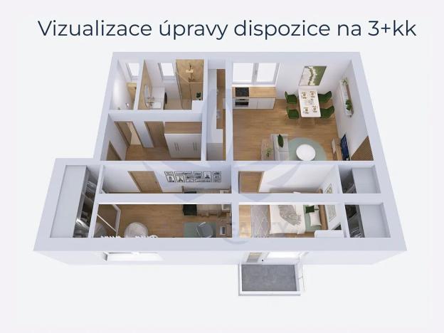Prodej bytu 2+kk, Poděbrady, Táboritská, 70 m2