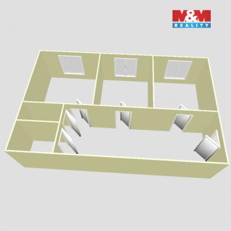 Pronájem bytu 2+1, Tržek, 49 m2