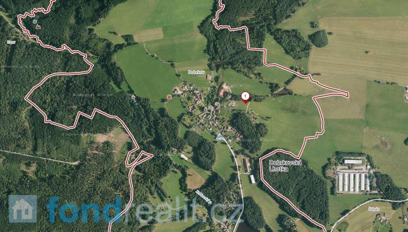 Prodej pozemku, Slavče - Dobrkovská Lhotka, 1251 m2