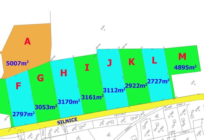 Prodej louky, Liberec, 2727 m2