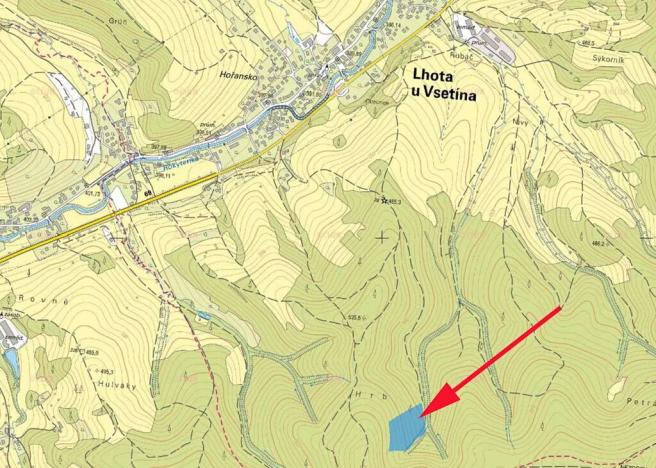 Prodej lesa, Lhota u Vsetína, 16820 m2
