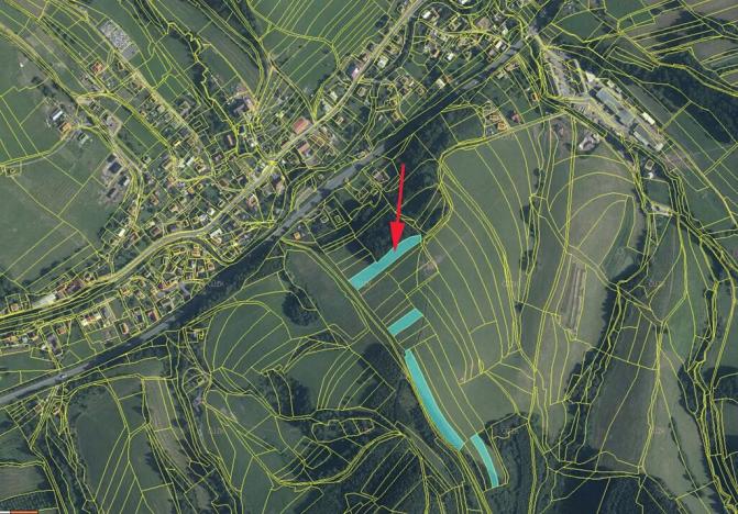 Prodej louky, Lhota u Vsetína, 3043 m2