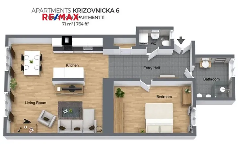 Prodej bytu 2+kk, Praha - Staré Město, Křižovnická, 71 m2