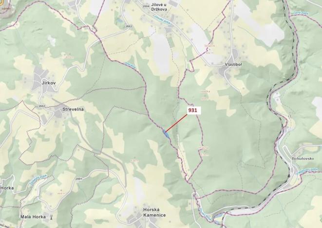 Dražba louky, Jílové u Držkova, 4019 m2