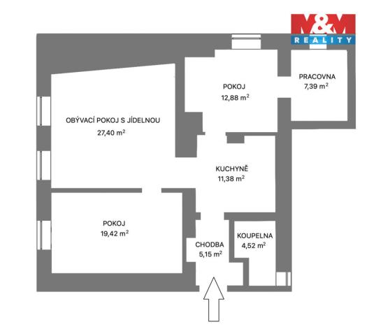 Prodej bytu 4+kk, Olomouc - Chválkovice, Selské nám., 88 m2