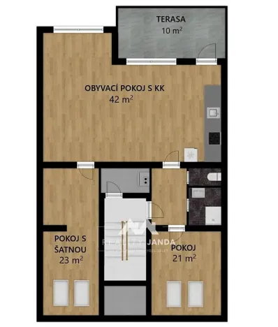 Pronájem bytu 3+kk, Brno, Pellicova, 100 m2