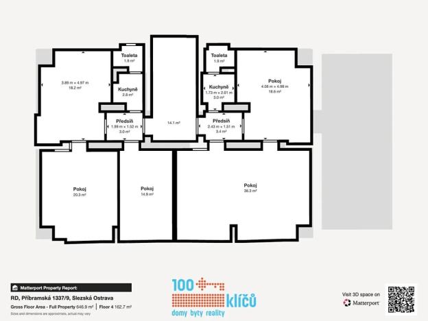 Prodej činžovního domu, Ostrava, Příbramská, 823 m2