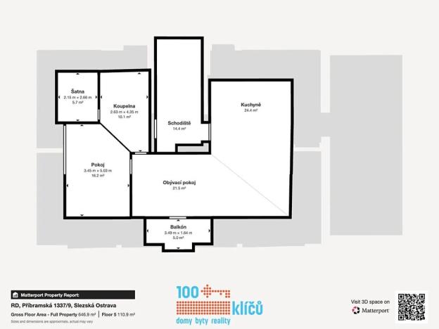 Prodej činžovního domu, Ostrava, Příbramská, 823 m2