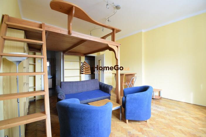 Pronájem bytu 1+kk, Praha - Vršovice, Vršovická, 25 m2