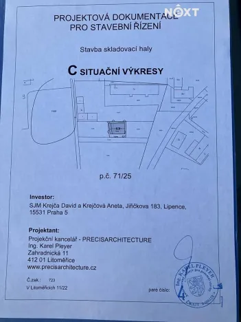 Prodej komerčního pozemku, Mlékojedy, 1000 m2