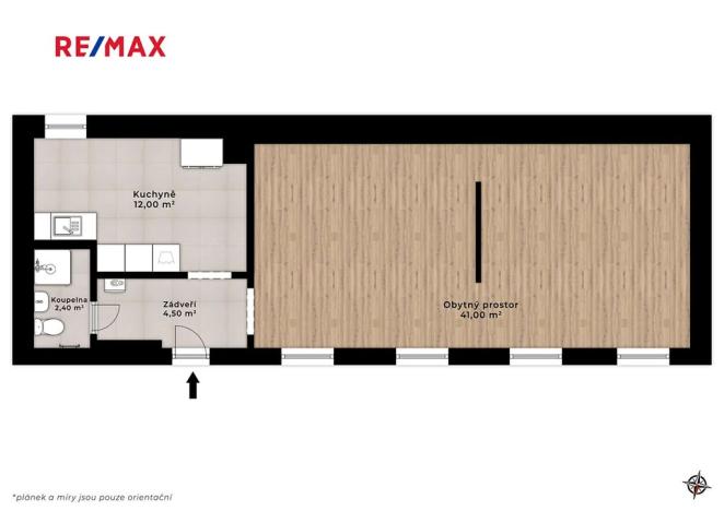 Prodej kanceláře, Praha - Karlín, Pernerova, 60 m2