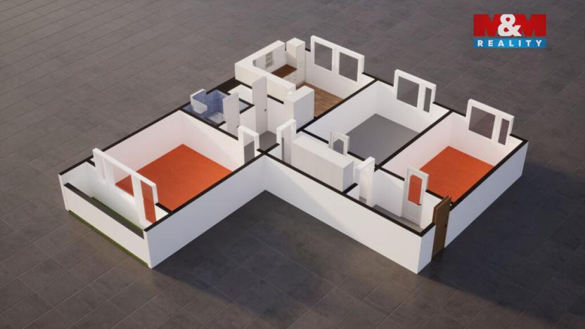 Pronájem bytu 3+1, Hodkovice nad Mohelkou, Podlesí, 82 m2