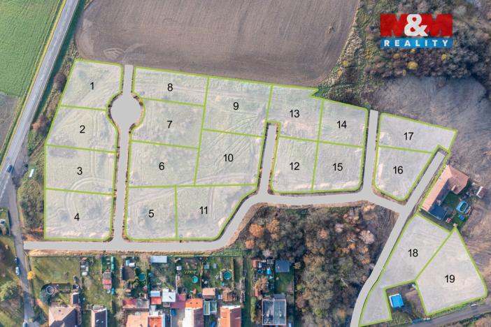 Prodej pozemku pro bydlení, Časy, 1192 m2