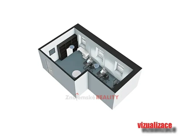 Pronájem kanceláře, Znojmo, Lidická, 27 m2