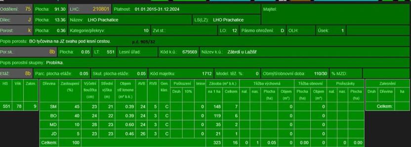 Prodej lesa, Zábrdí, 9676 m2