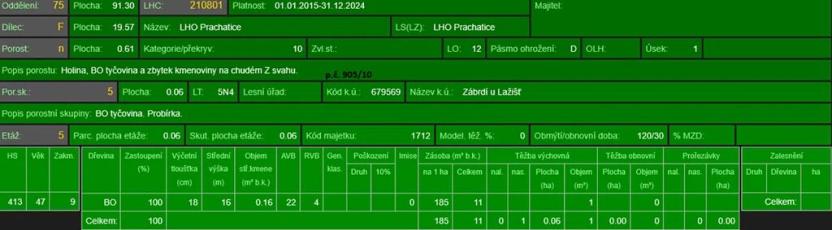 Prodej lesa, Zábrdí, 9676 m2