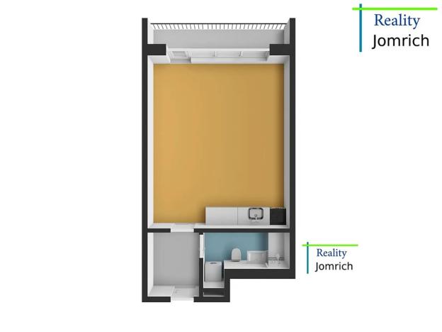 Pronájem bytu 1+kk, Liberec, Na Perštýně, 42 m2