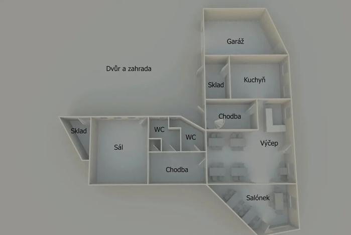 Prodej restaurace, Kutná Hora, Vítězná, 366 m2