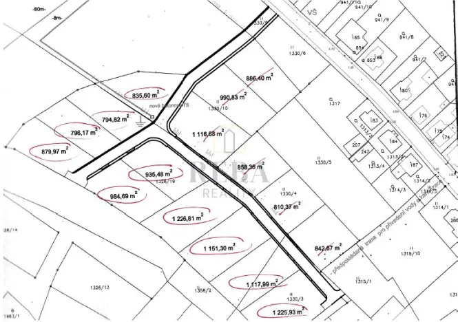 Prodej pozemku pro bydlení, Stanovice, 1000 m2