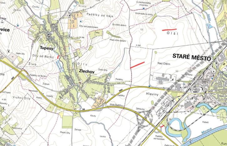 Prodej pole, Staré Město, 5251 m2