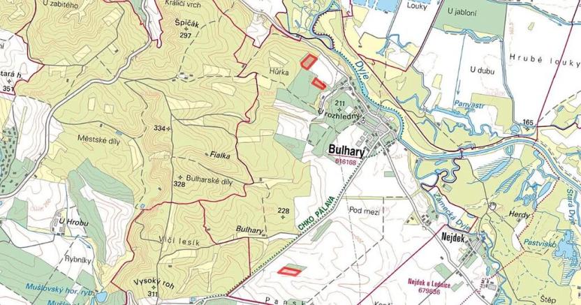 Prodej sadu/vinice, Bulhary, 82048 m2