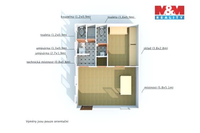 Prodej kanceláře, Karlovy Vary, Chebská, 50 m2