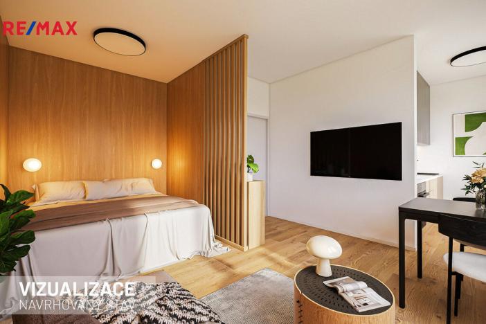 Prodej bytu 1+kk, Pardubice - Černá za Bory, Na Vsi, 30 m2