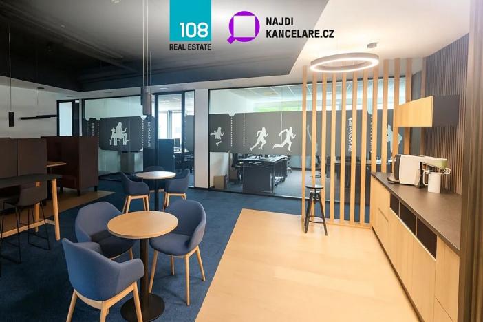 Pronájem kanceláře, Praha - Smíchov, Karla Engliše, 1000 m2