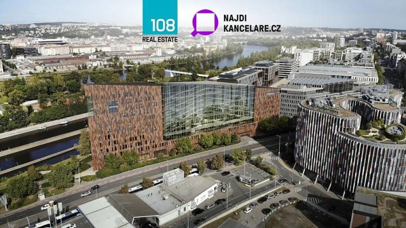 Pronájem kanceláře, Praha - Karlín, Karolinská, 1044 m2