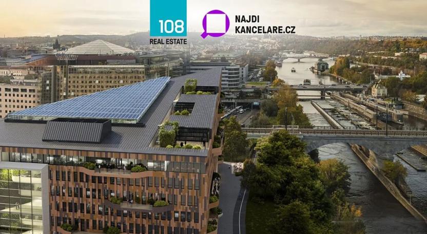 Pronájem kanceláře, Praha - Karlín, Karolinská, 2586 m2