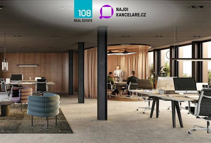 Pronájem kanceláře, Praha - Nové Město, Vodičkova, 814 m2