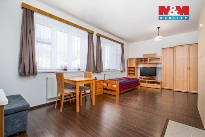 Prodej bytu 1+kk, Milovice - Mladá, Rakouská, 36 m2