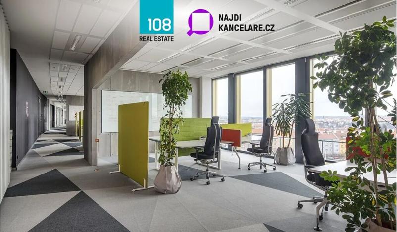 Pronájem kanceláře, Praha - Nusle, Pikrtova, 957 m2