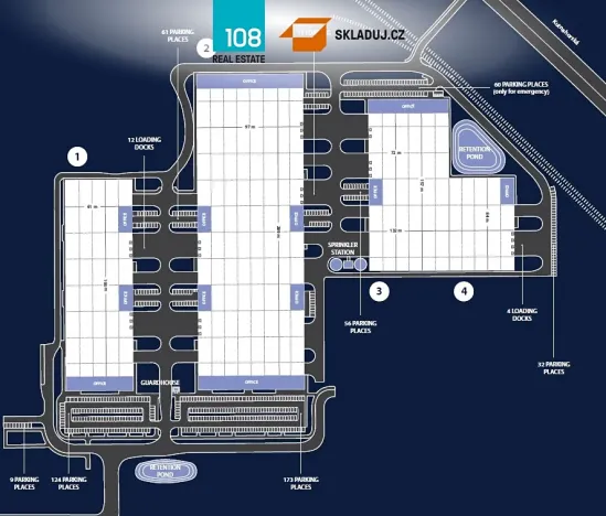 Pronájem skladu, Praha - Dolní Měcholupy, Průmyslová, 5116 m2
