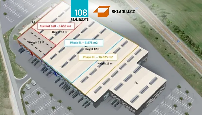 Pronájem skladu, Litovel, 6700 m2