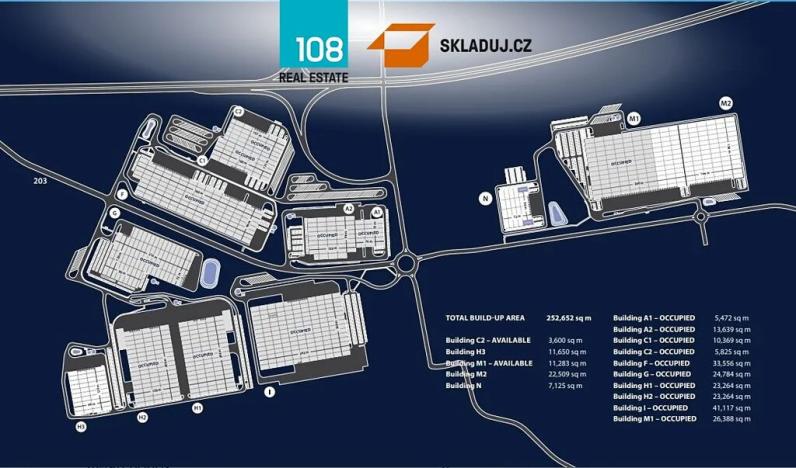 Pronájem skladu, Kostelec, 10000 m2