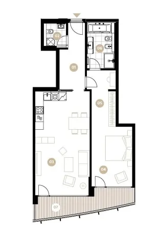Pronájem bytu 2+kk, Praha - Smíchov, Holečkova, 78 m2