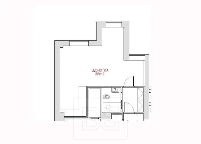 Pronájem bytu 1+kk, Praha - Holešovice, Vinařská, 40 m2