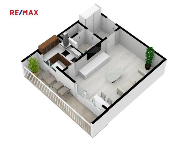 Pronájem bytu 1+kk, Pardubice, Gagarinova, 28 m2