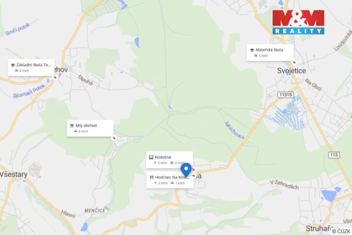 Pronájem bytu 2+1, Klokočná, 77 m2