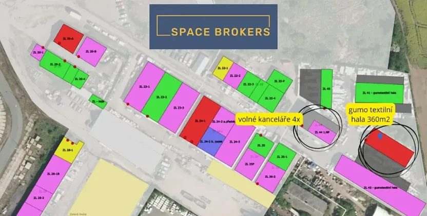 Pronájem skladu, Pardubice, 355 m2