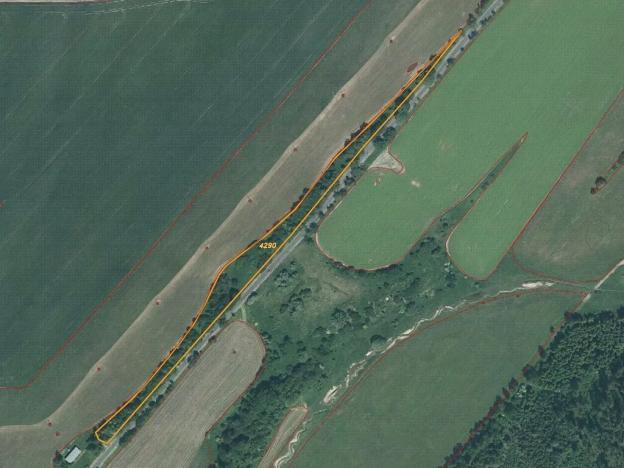 Dražba pozemku, Budišov nad Budišovkou, 8925 m2