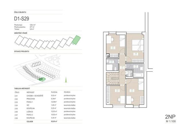 Dražba rodinného domu, Praha - Štěrboholy, Za Hrušovem, 129 m2
