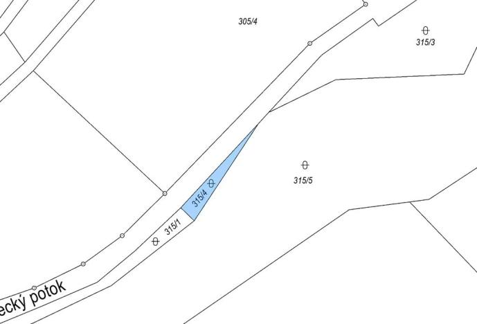 Dražba pozemku, Sedlec, 69 m2