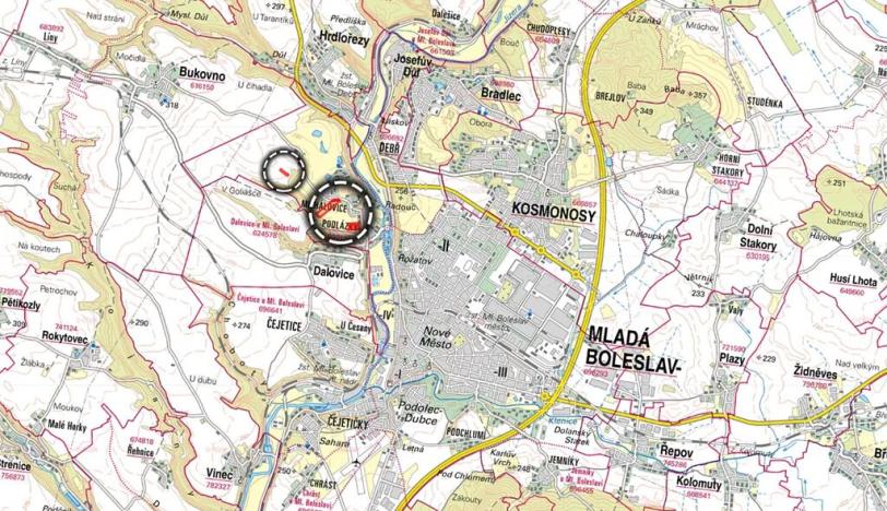 Prodej pole, Mladá Boleslav, 46591 m2