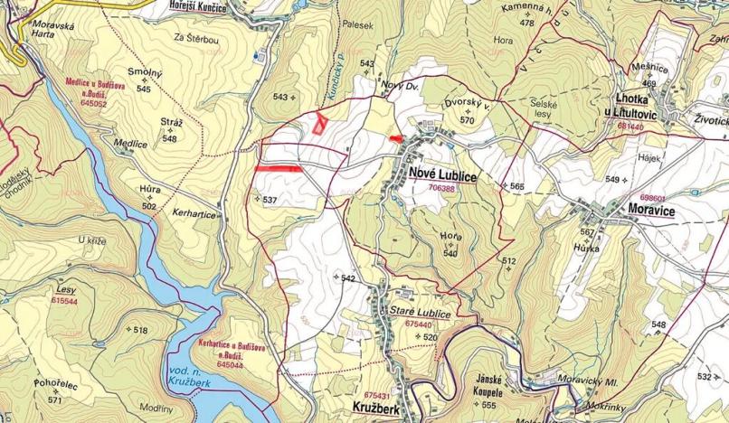 Prodej pole, Nové Lublice, 23778 m2