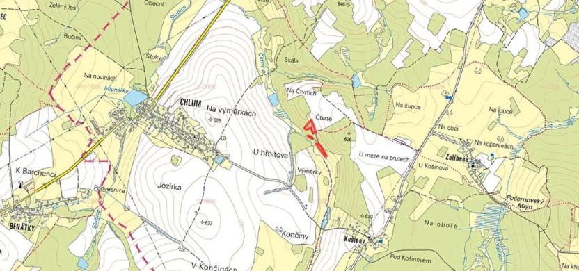 Prodej louky, Hlinsko, 8373 m2