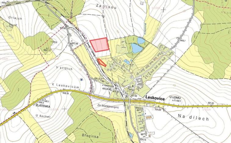Prodej podílu pole, Leskovice, 10554 m2