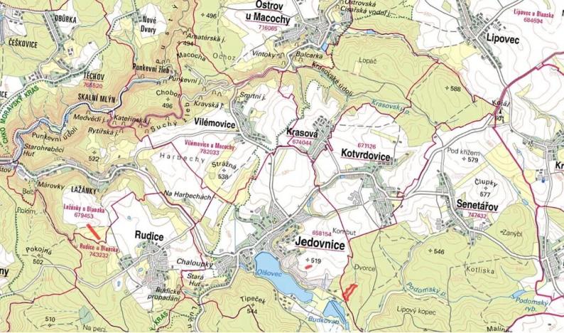 Prodej louky, Blansko, 16492 m2